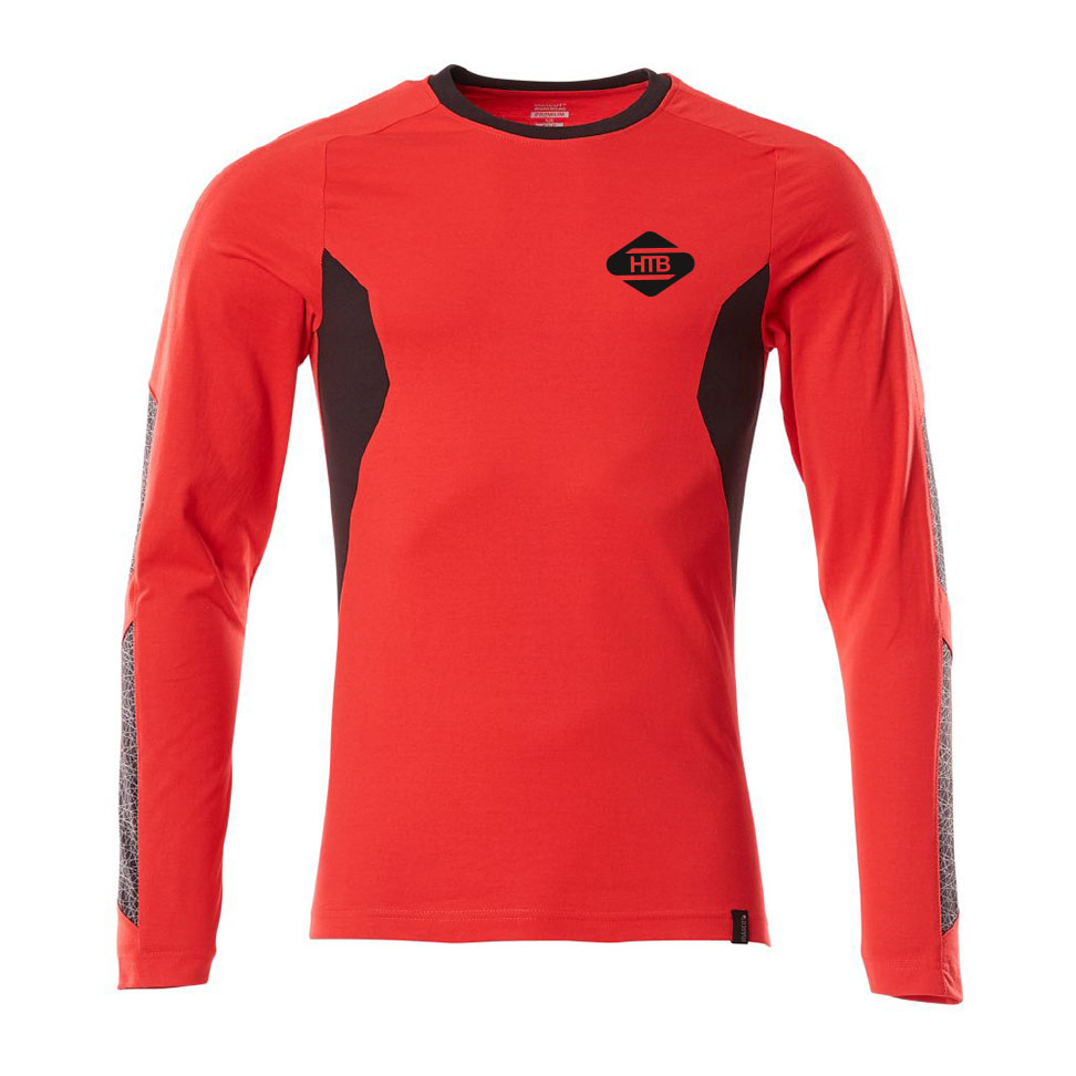 Langarm T-Shirt Premium Mascot - HTB bedruckt